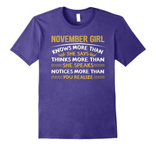 NOVEMBER GIRL Knows More Than She Says, Speaks, You Realize