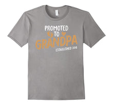 Mens Promoted to Grandpa Est 2018 T-Shirt - New Grandparents Baby