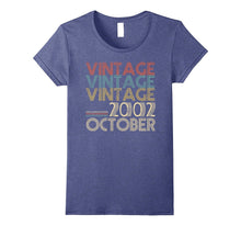 Retro Classic Vintage OCTOBER 2002 - 15th Gift 15 Years Old