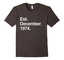 Est December 1974 Shirt Awesome 43rd Birthday Gifts TShirt
