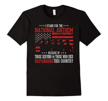 I Stand for the National Anthem - Veteran Pride T-Shirt
