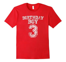 3rd Birthday Sports Jersey T Shirt - 3 Year Old Boy Tee