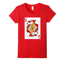 Deck of Cards Halloween Queen of Hearts Couple Costume Shirt