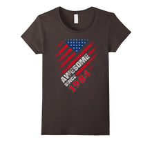 Awesome Since 1984 American Flag 33rd Birthday 33 Years Old