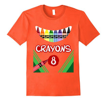 Crayons 8 Scary Crayons Box Monster T-Shirt