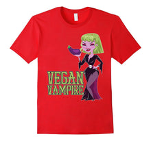 "Vegan Vampire" Halloween Funny Vegetarian Woman's T Shirt