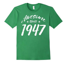 Awesome Since 1947 Happy 70 Th Birthday Gift T-Shirt