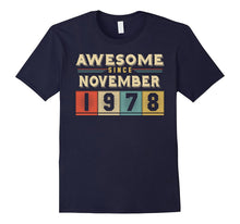 Retro Awesome Since November 1978 39th Birthday Gift 39 Born