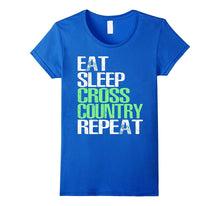 Eat Sleep Cross Country Repeat T-Shirt Cool Sport Gift Shirt
