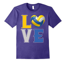 Love Voleyball Heart Best Fun Birthday Gift T-Shirt