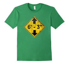 6' 3" Funny Tall Person T-Shirt - Distressed Design