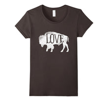 American Vintage Buffalo Silhouette Love Bison T Shirt Tee