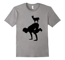 Cute Original Goat Yoga T-Shirt - Goat and Crow Pose Tee