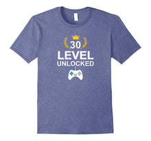 30th Birthday Level 30 Unlocked Funny T-Shirt Gift Father