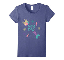 Merdad Shirt Men Mer Dad Mermaid Tee