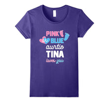 Aunt Tina Baby Shower Reveal Shirts Gender Reveal Tshirt