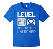 1990 Gamer 27th Birthday Level 27 Achievement Unlocked Shirt