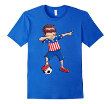 Soccer Dabbing T Shirt Dab USA Flag Dance Funny Football Boy