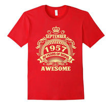 September 1957 60 Years of Being Awesome T-Shirt