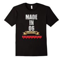 Made in 06 11 Year Old Distressed Vintage Birthday T Shirt
