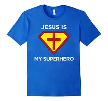 Jesus Is My Superhero Christian Fun Religious T Shirt