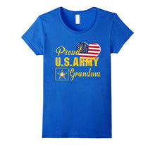 Proud U.S. Army Grandma Patriotic Heart T Shirt