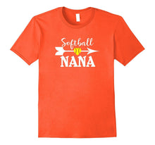 Softball Nana Tshirt Grandma Grandparents Gift Idea