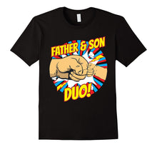 Fathers Day Shirt Father Son Duo Superhero TShirt Tee