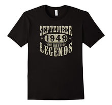 68 Years 68th Birthday September 1949 Birth of Legend TShirt