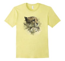 Cheetah Animal Watercolor Gift T-Shirt