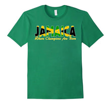 Jamaica Tshirt Where Champions Are Born Jamaican Flag Tee