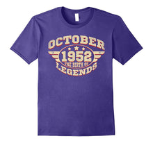 1952 OCTOBER the Birth of Legends Age 65 Yrs Years Old 65th