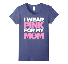 Breast Cancer T-Shirt for Kids I Wear Pink for My Mom Ribbon