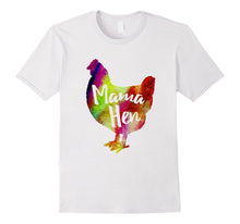 Mama Hen Shirt Farmer Colorful Chicken Pet Mother Tshirt