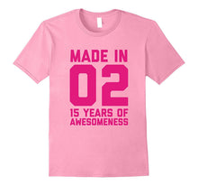 15th Birthday Shirt Gift Age 15 Year Old Girls Tshirt Tee