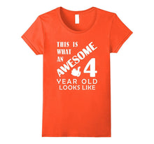Awesome 4 Year Old Looks Like Funny TShirt Born in 2013 Kids