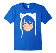 Anime Face Cat Shirt, Manga Lover Otaku Style Japanese Gift