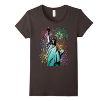 4th of July Fireworks Statue of Liberty T-Shirt