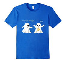 Ghost Eat Pizza Funny Halloween TShirt for Kids & Adults