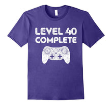 Level 40 Complete T-Shirt 40th Video Gamer Birthday Gift