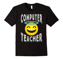 Computer Teacher Shirt - Angel Emoji Computer Teacher Tee