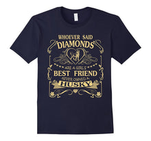 I Love My Husky Than Diamond Cute Gift Shirt