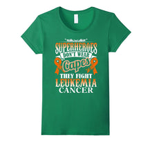 Superheroes Do Not Wear Capes Leukemia Cancer Awareness Tee