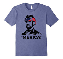 Funny Abe Lincoln T-Shirt Patriotic USA Red White and Blue