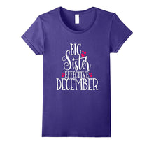 Big Sister Shirt Pregnancy Baby Mom Effective December
