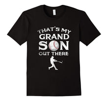 That's My Grandson Out There Baseball T-Shirt Papa Tee Mimi