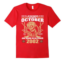 October 2002 15th Birthday 15 Years Old Gift T-Shirt
