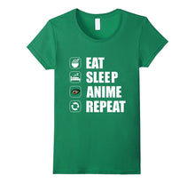 Funny Manga Shirt - Eat Sleep Anime Repeat T-Shirt