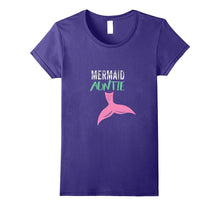 Aunt Mermaid Shirt Funny Auntie Tee Gift