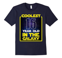 Coolest 16 Years Old in the Galaxy Funny 16th Birthday Shirt